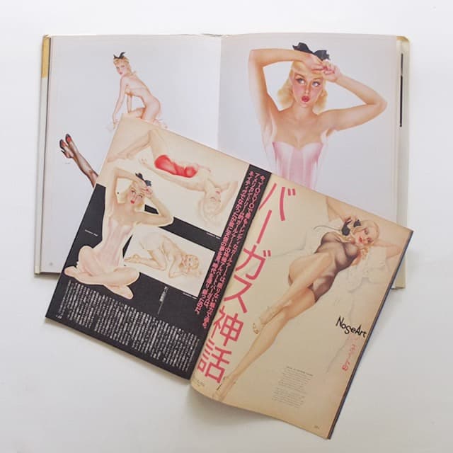 希少「VARGA」画集＋モノ・マガジン特集 ノーズ・アート2冊セット