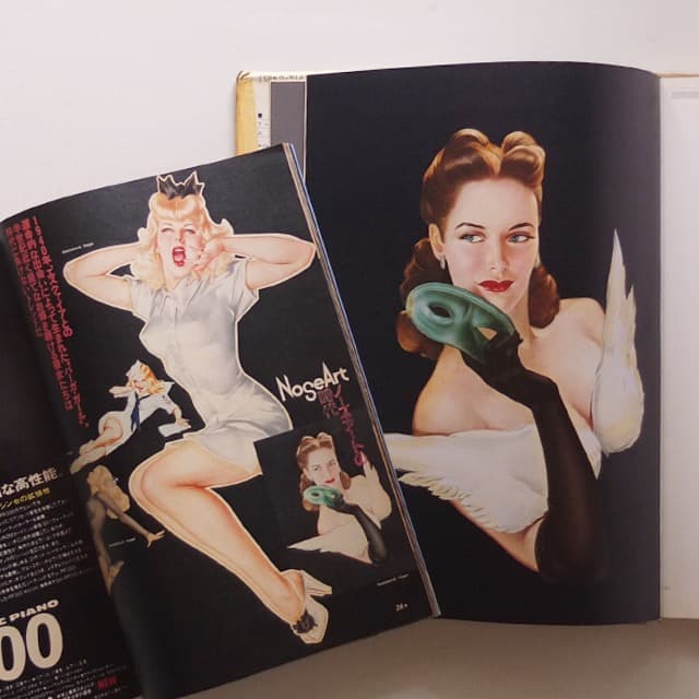 希少「VARGA」画集＋モノ・マガジン特集 ノーズ・アート2冊セット