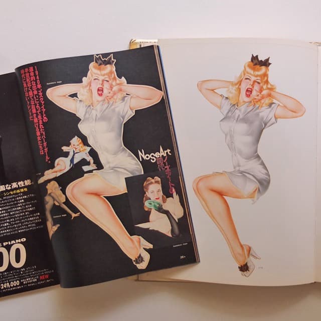 希少「VARGA」画集＋モノ・マガジン特集 ノーズ・アート2冊セット