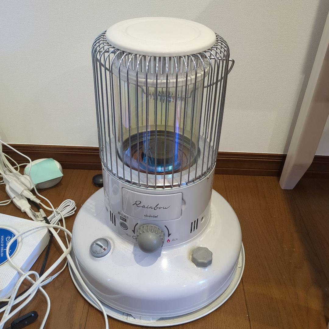 Rainbow レインボーストーブ ホワイト　石油ストーブ