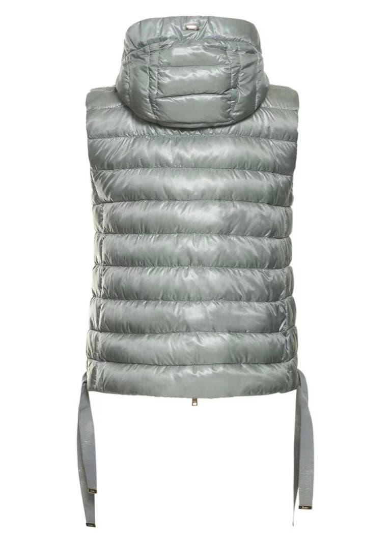 新品タグ付き　ヘルノ　ダウンベスト　レディース　ブルー　38