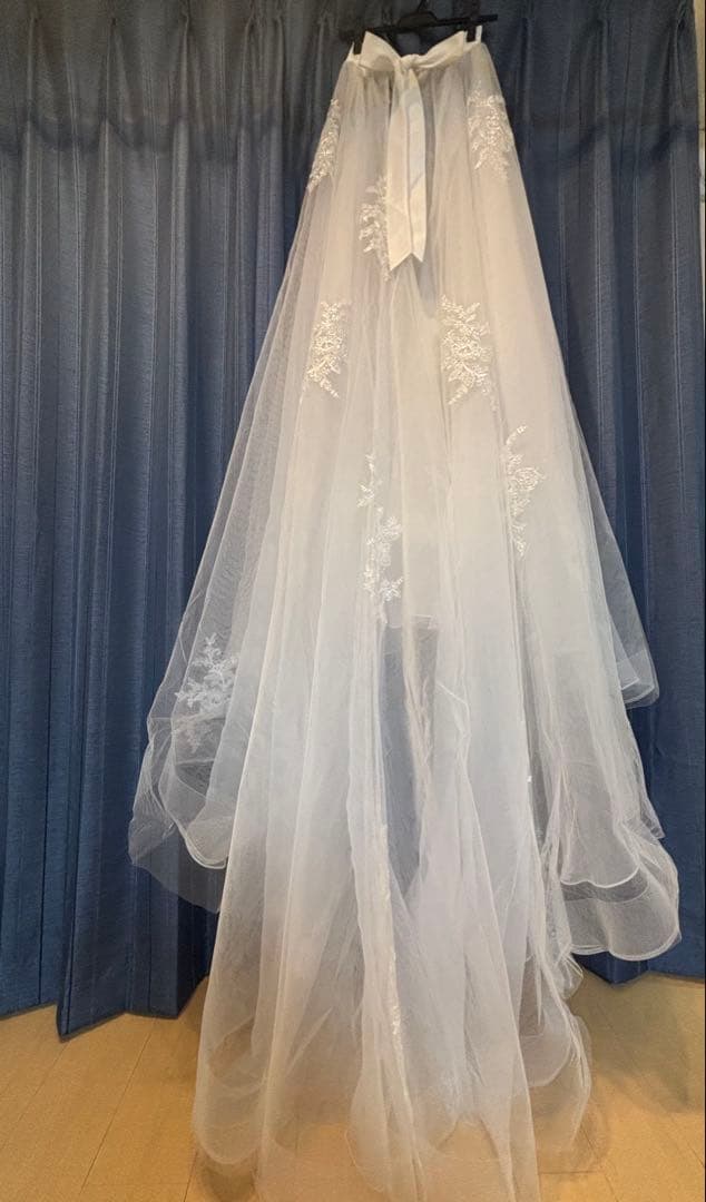 【美品】アールイズウェディング WAW-076 オーバースカート