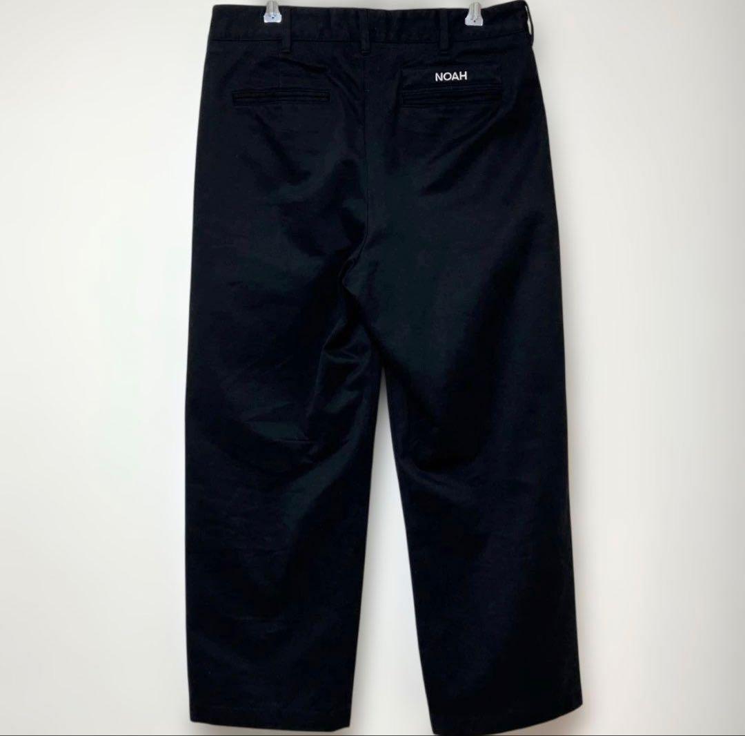 NOAH 黒 チノパン 後ろポケット付き