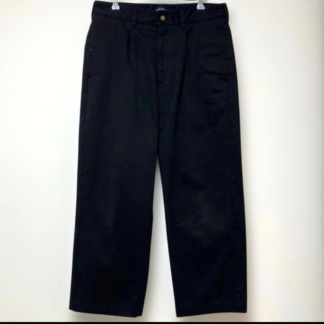 NOAH 黒 チノパン 後ろポケット付き
