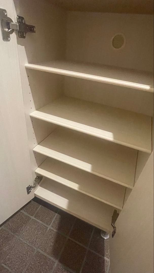 【3日間限定】ミラー付きシューズボックス