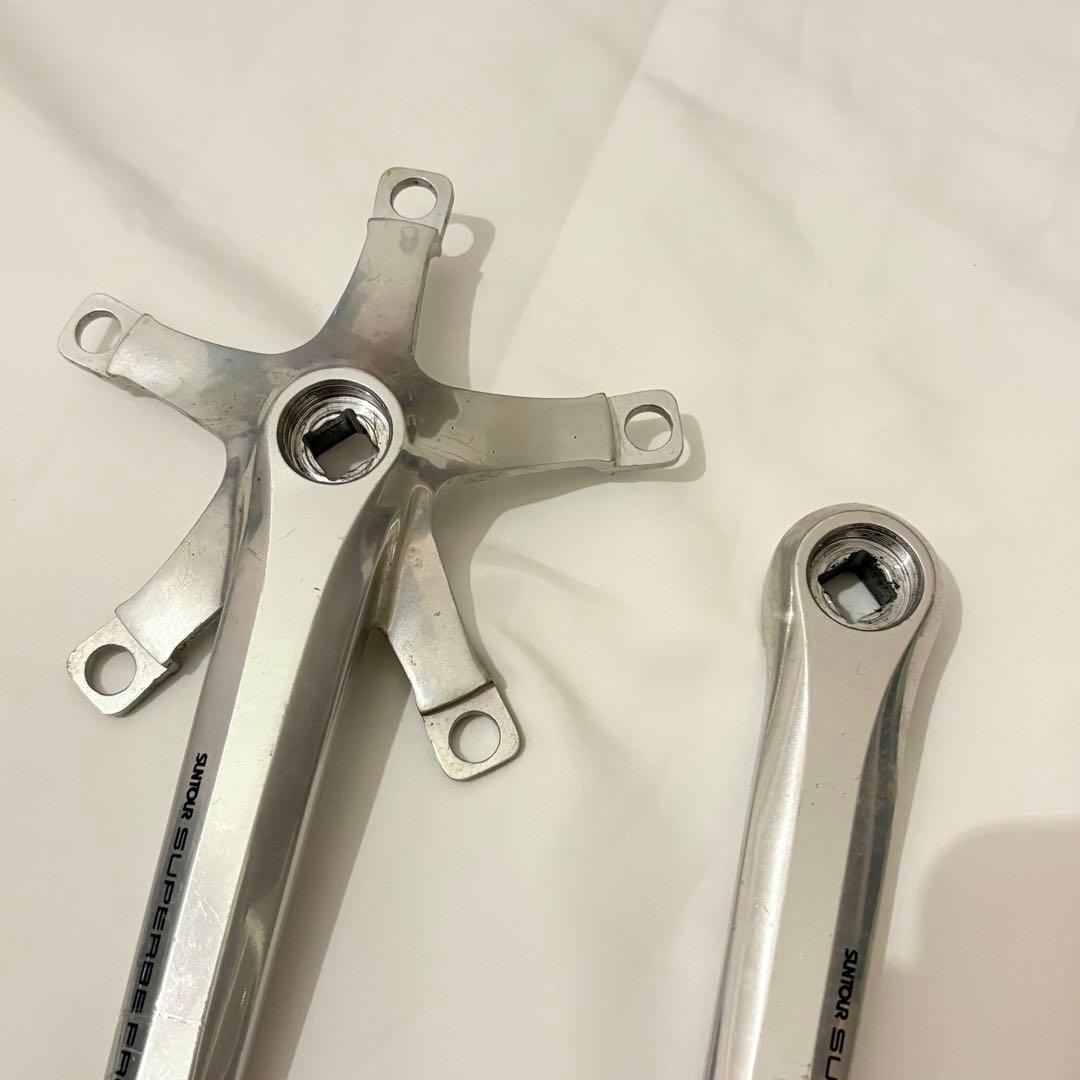 サンツアー シュパーブプロ クランク 175