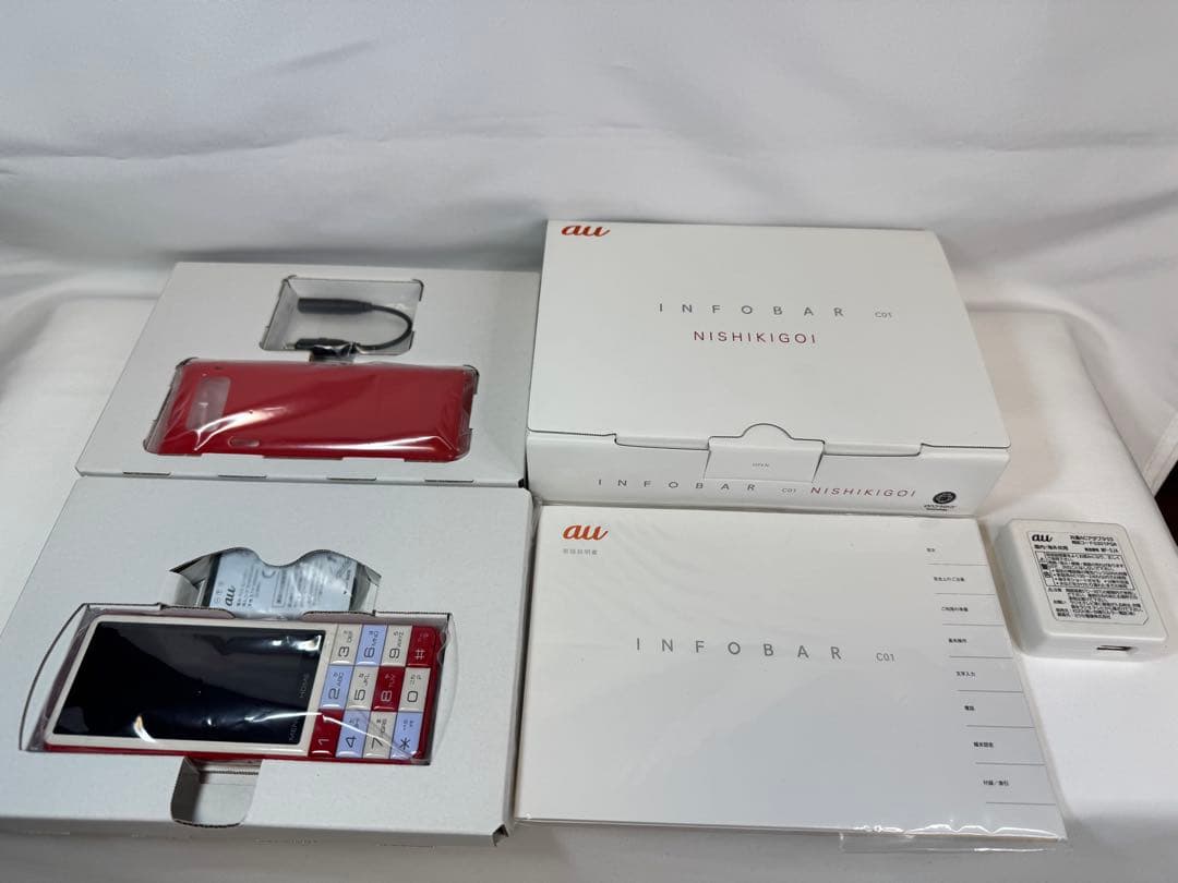 au インフォバー INFOBAR C01 NISHIKIGOI セット