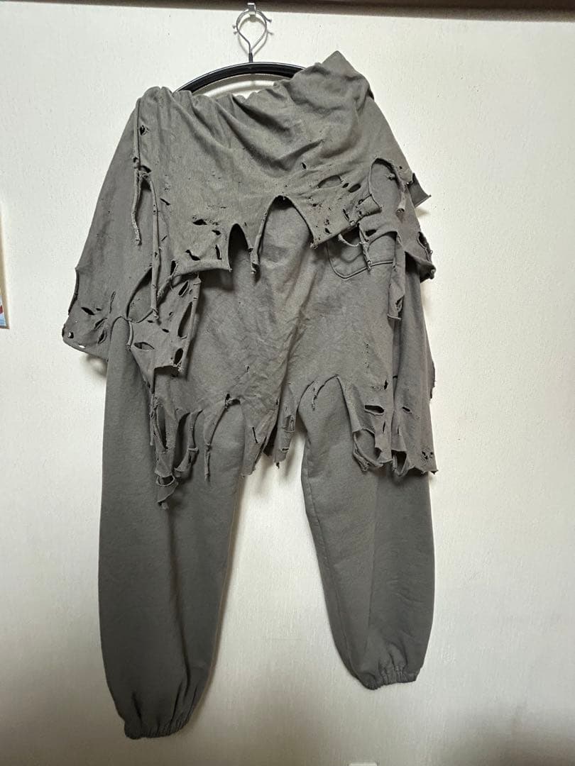 パンツ doublet 25AW PHANTOM FRAYED SWEATPANTS