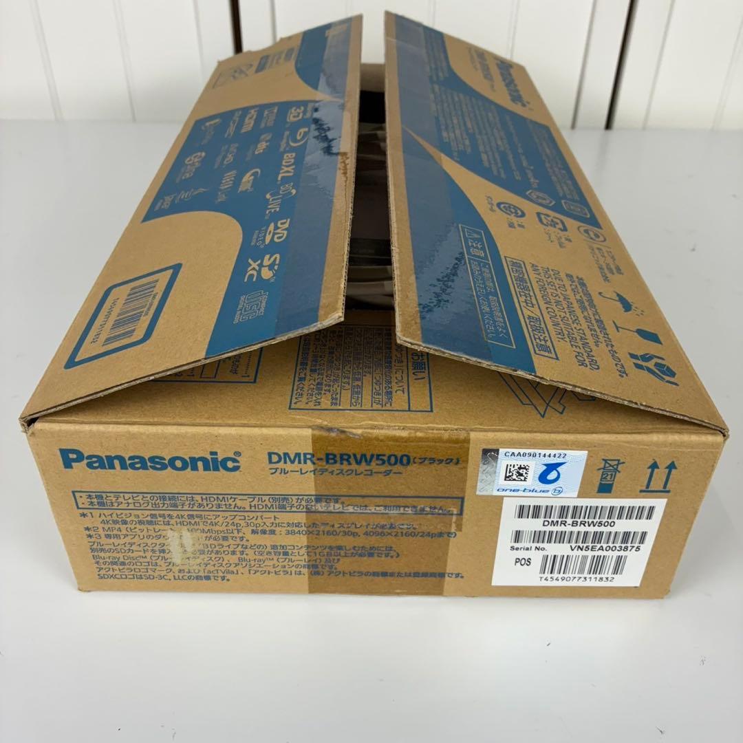 【匿名発送】Panasonic DMR-BRW500 Blu-rayレコーダー