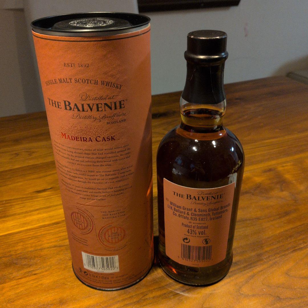 THE BALVENIE 15年 マデイラカスク 700ml 43%