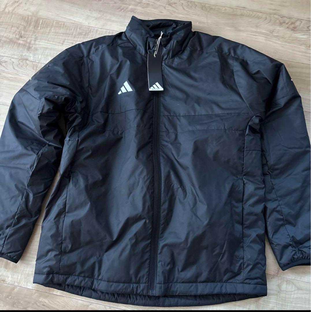 新品　アディダス　メンズ　中綿ウィンドブレーカー　上下セットアップ　黒　XL