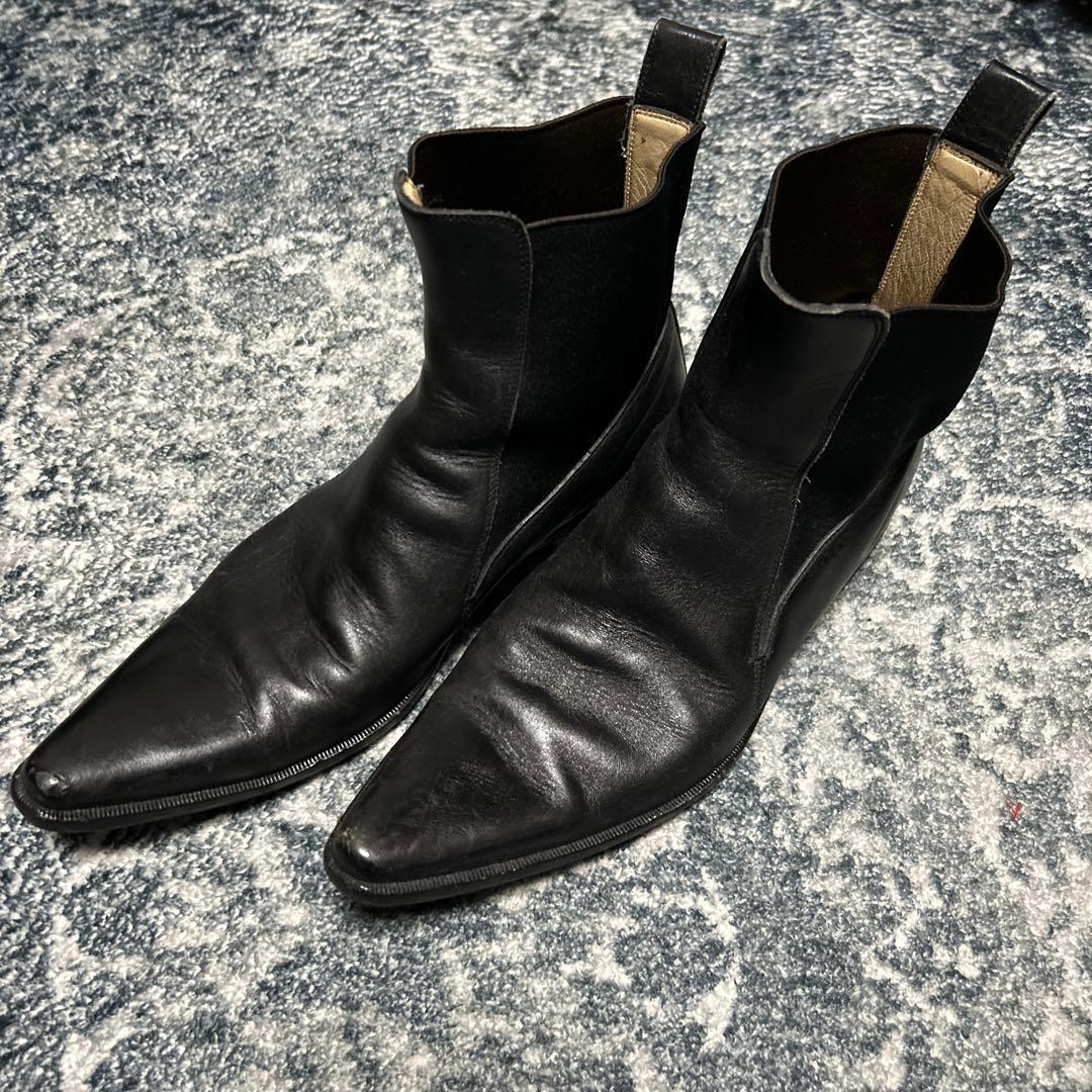 り*い様 DOLCE&GABBANAレザー チェルシーブーツ　made in i