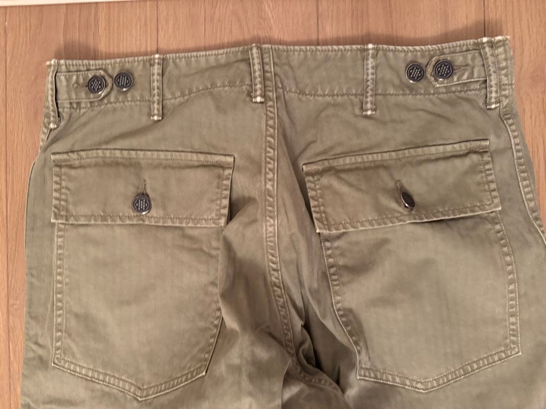 RRL ダブルアールエル ミリタリー パンツ 31 30 ヘリンボーン ベイカー