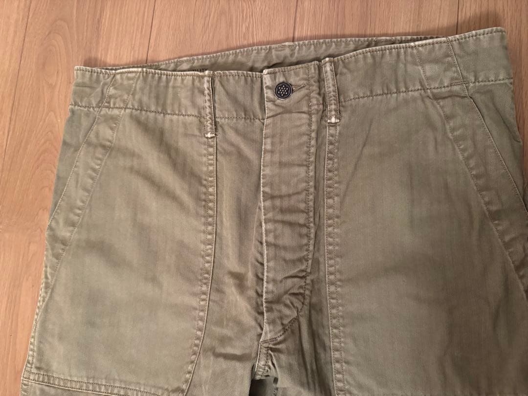 RRL ダブルアールエル ミリタリー パンツ 31 30 ヘリンボーン ベイカー