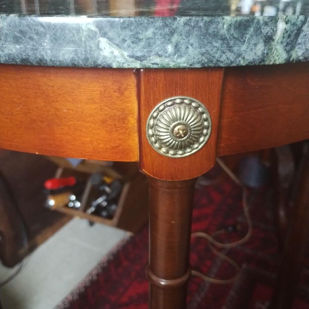 e*a様 アンティークスタイル　大理石天板　サイドテーブル　コンソールテーブル