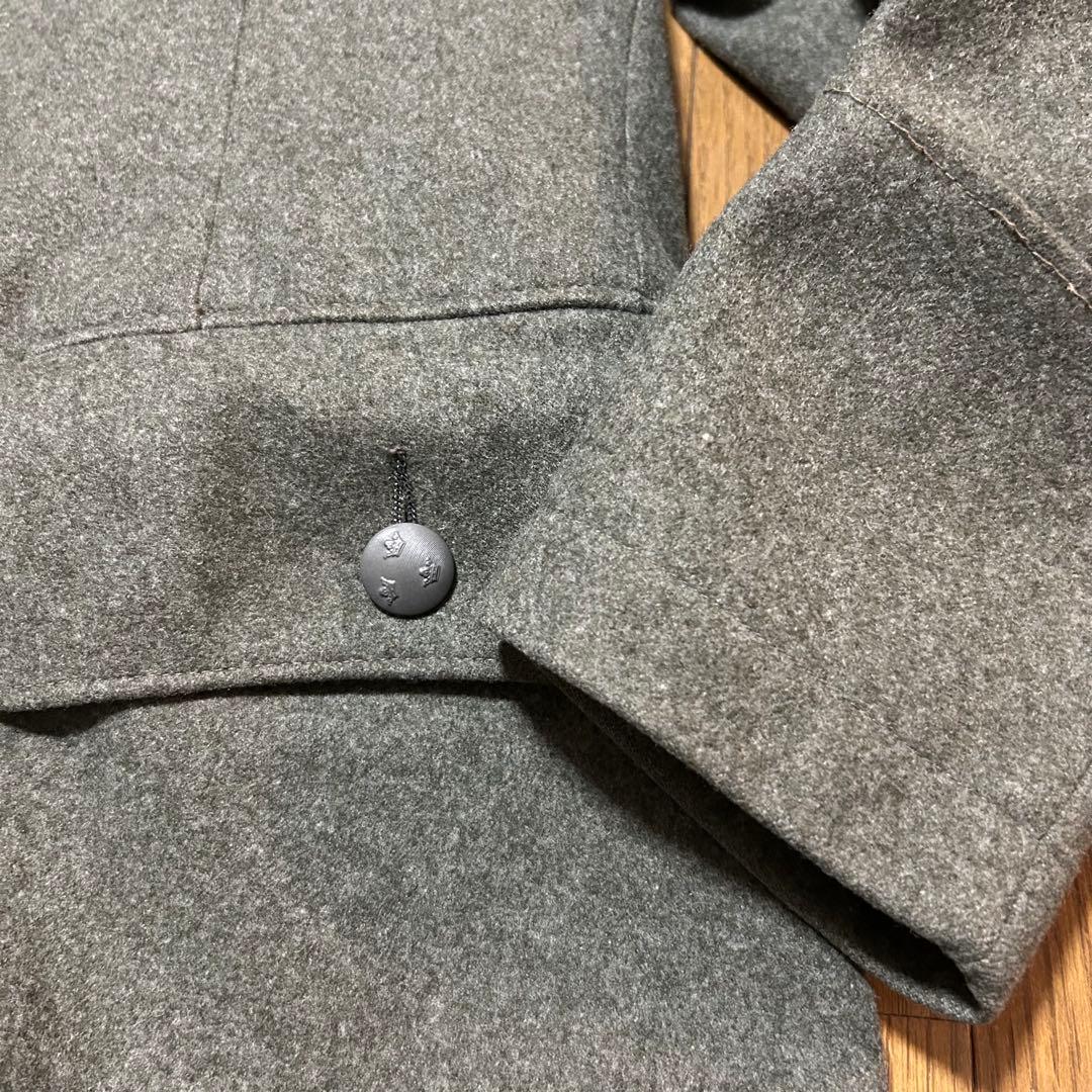 L〜XL相当！40'sスウェーデン軍 古着ウールジャケット スリークラウンボタン
