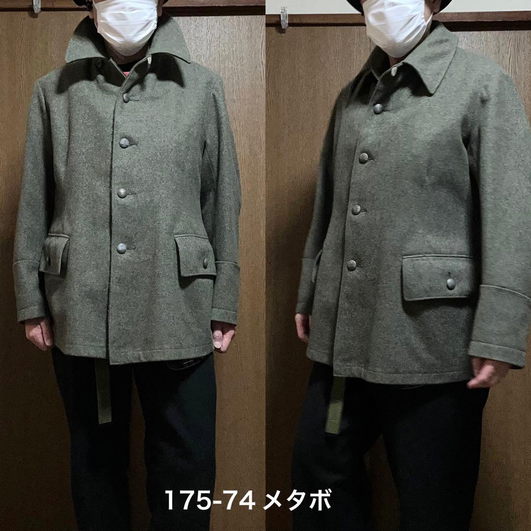 L〜XL相当！40'sスウェーデン軍 古着ウールジャケット スリークラウンボタン