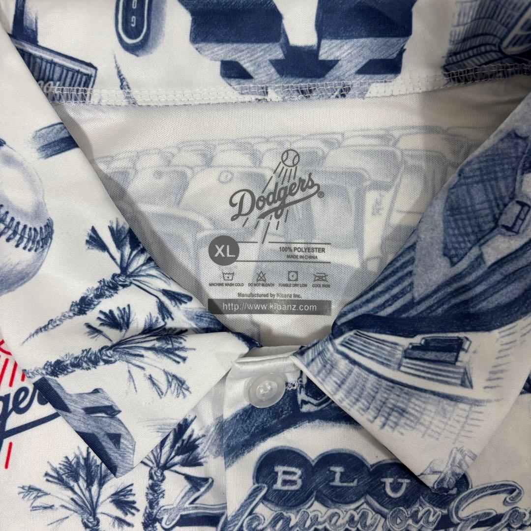 (FREE RIDE CUSTOM)ドジャース アロハシャツ XLサイズ