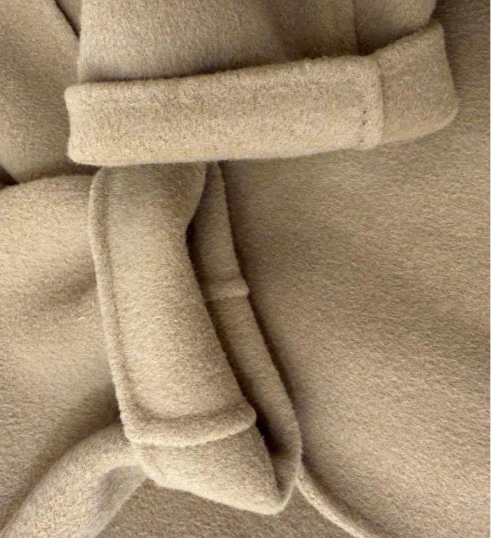 ウールオーバーコート　ベージュ　todayful ロングコート　38