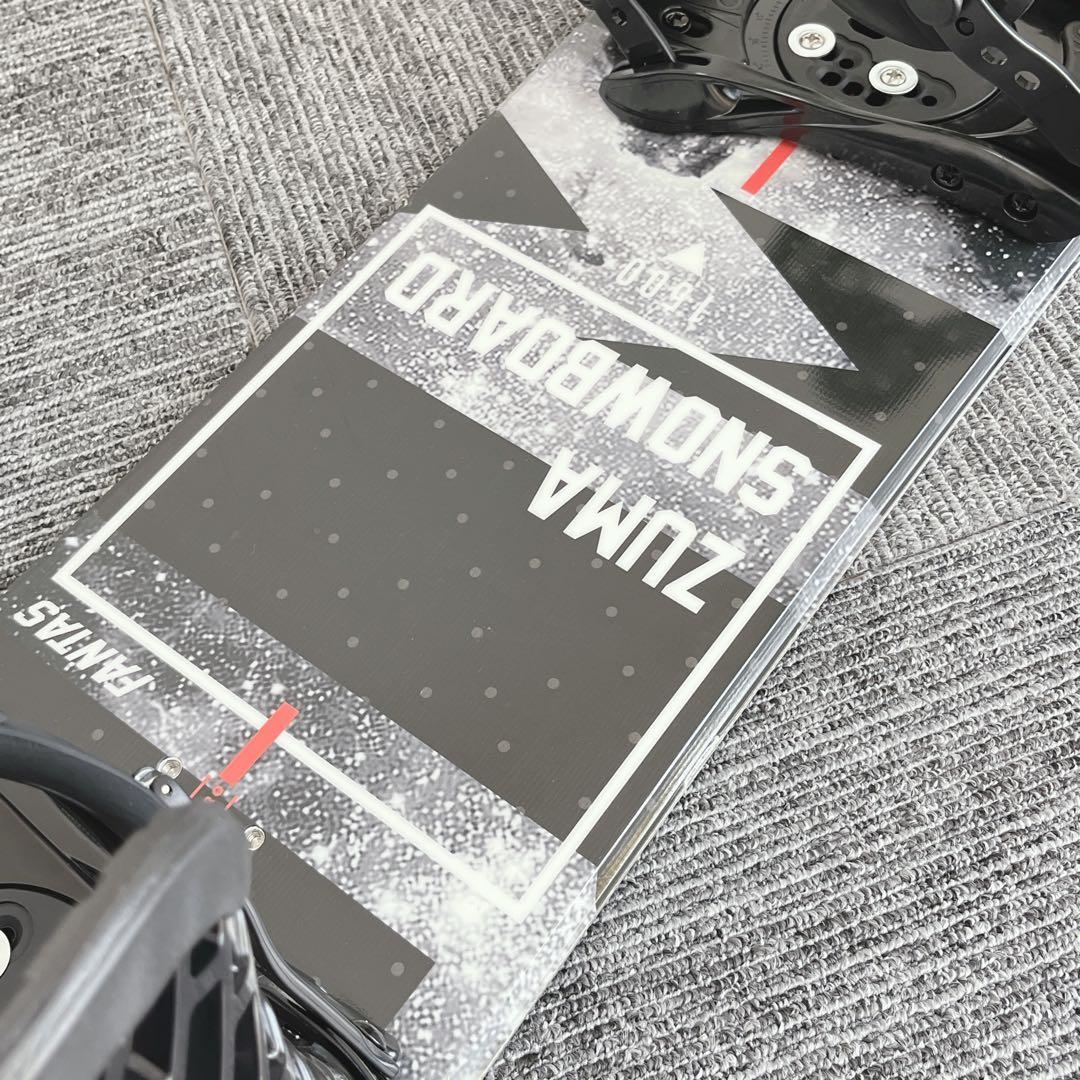 90美品❗️超豪華❗️ZUMA メンズスノーボードセット★スノボ150cm+ビン付