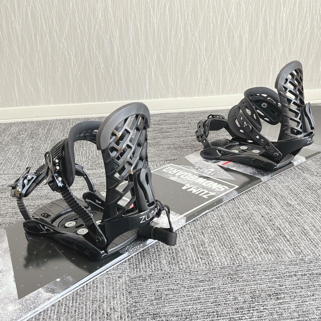 90美品❗️超豪華❗️ZUMA メンズスノーボードセット★スノボ150cm+ビン付