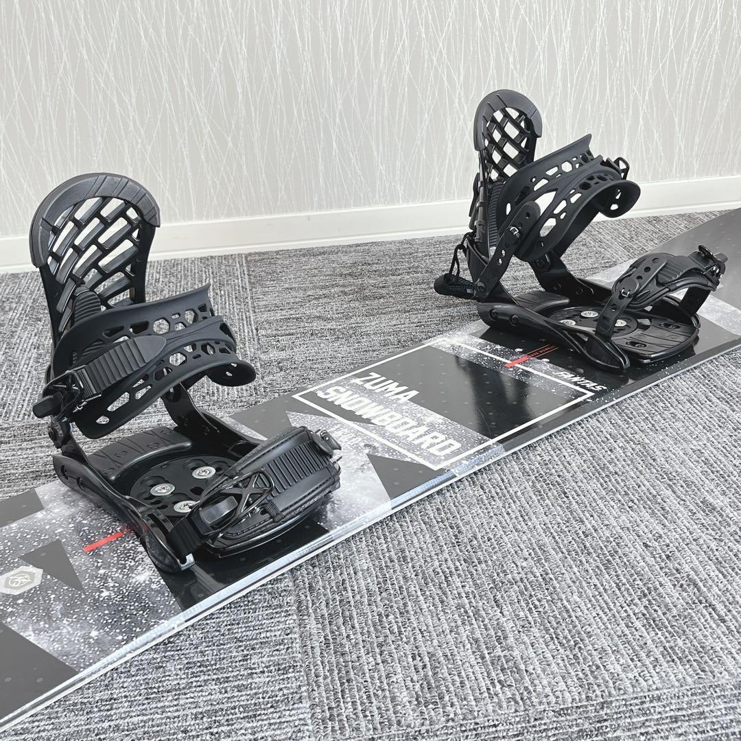 90美品❗️超豪華❗️ZUMA メンズスノーボードセット★スノボ150cm+ビン付