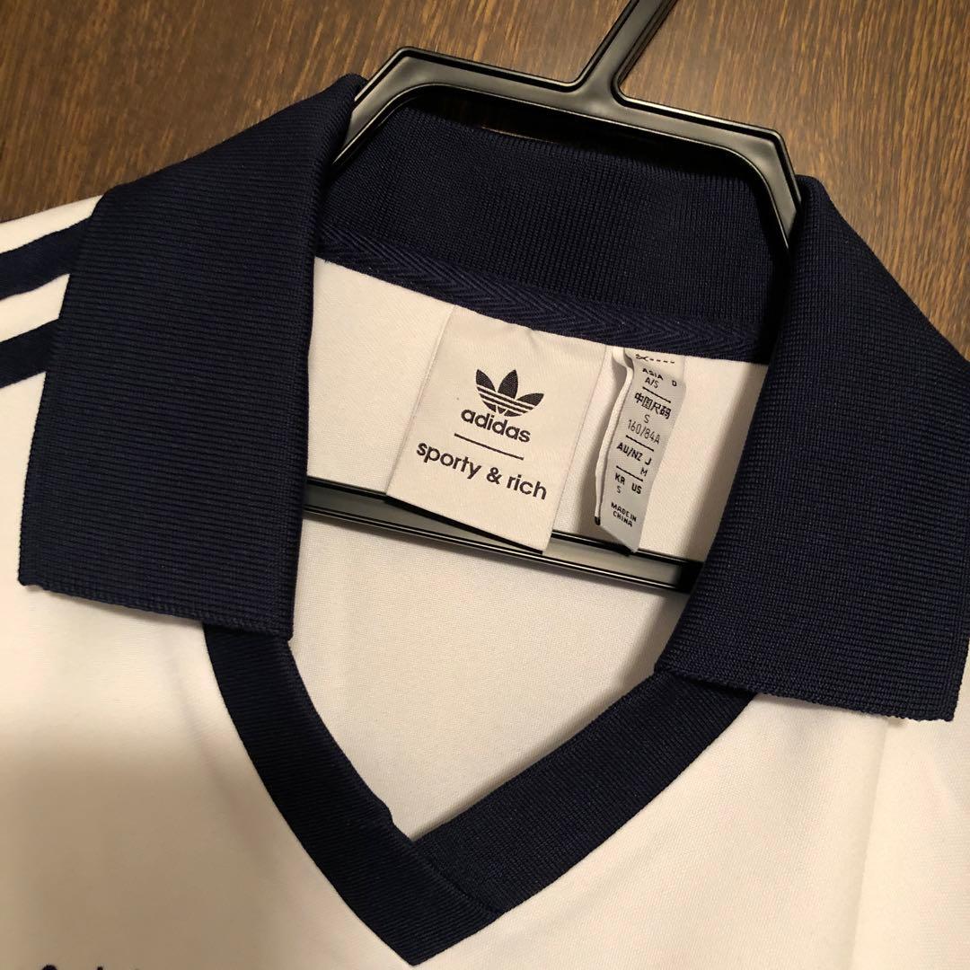 アディダス Sporty&Rich 長袖 サッカー ジャージー