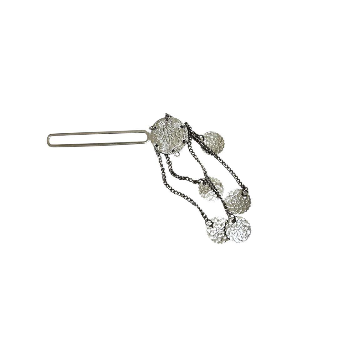 着物　七五三　7歳　女の子　13点　フルセット　赤色　御所車　四季草花　金彩