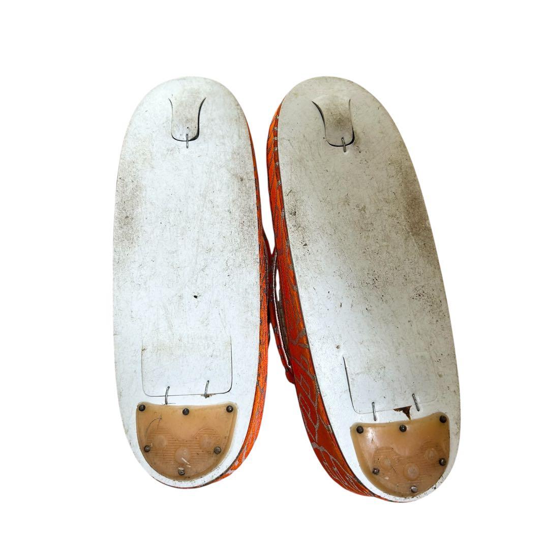 着物　七五三　7歳　女の子　13点　フルセット　赤色　御所車　四季草花　金彩