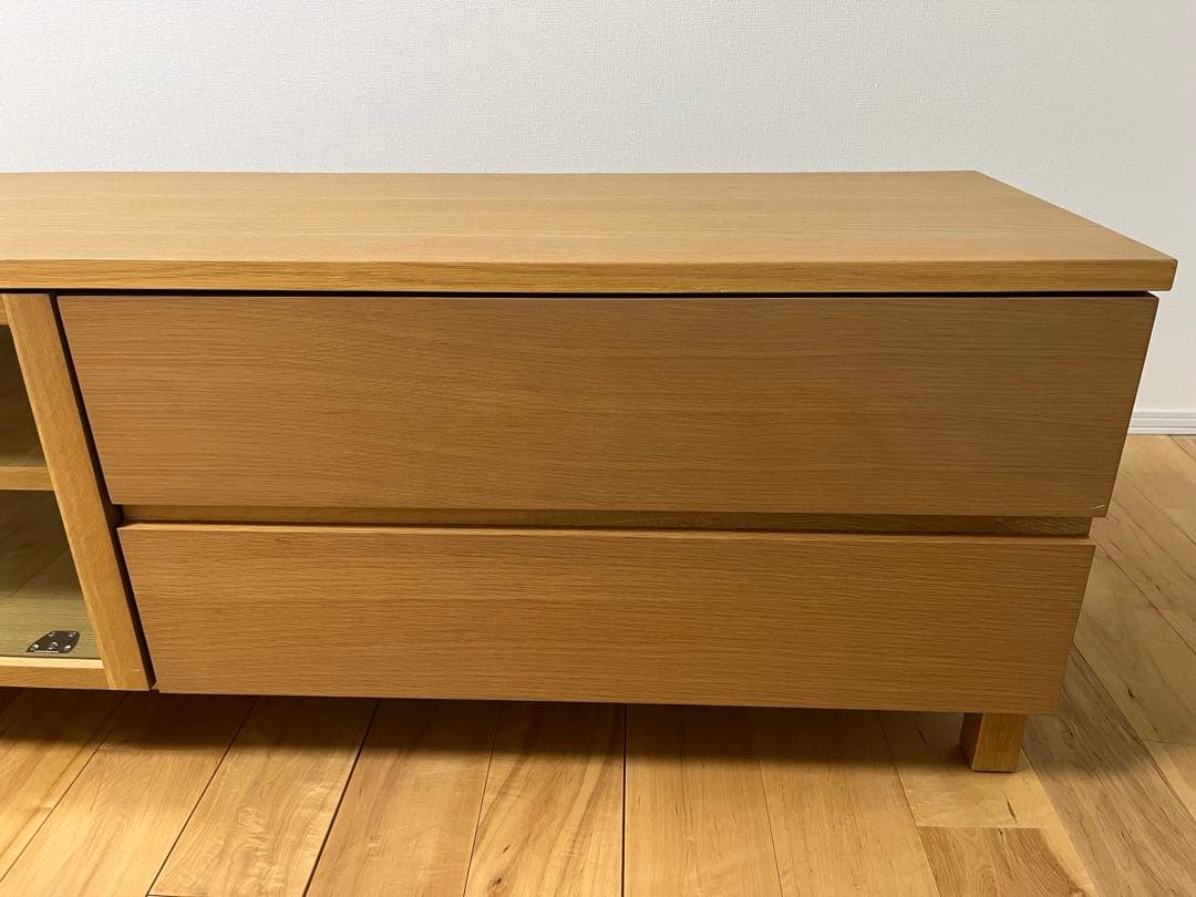 【無印良品】テレビボード オーク材ＡＶラック　幅150㎝