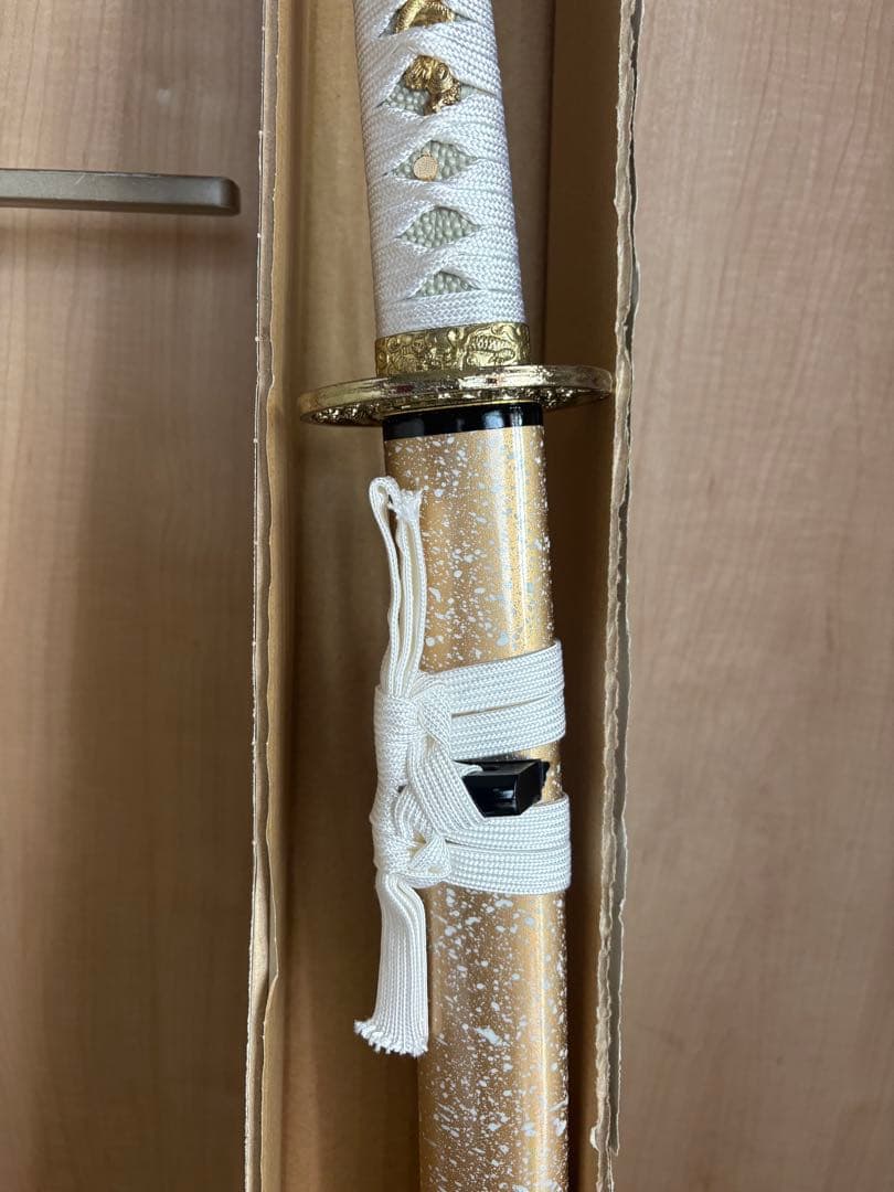 【未使用】美術刀剣-模造刀　白石目（大刀）【観賞用】