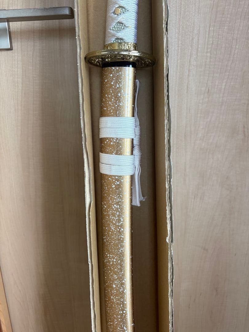 【未使用】美術刀剣-模造刀　白石目（大刀）【観賞用】