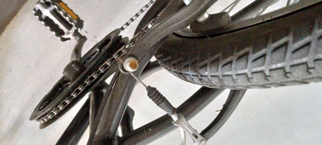 マウンテンバイク ブラック スチールフレーム