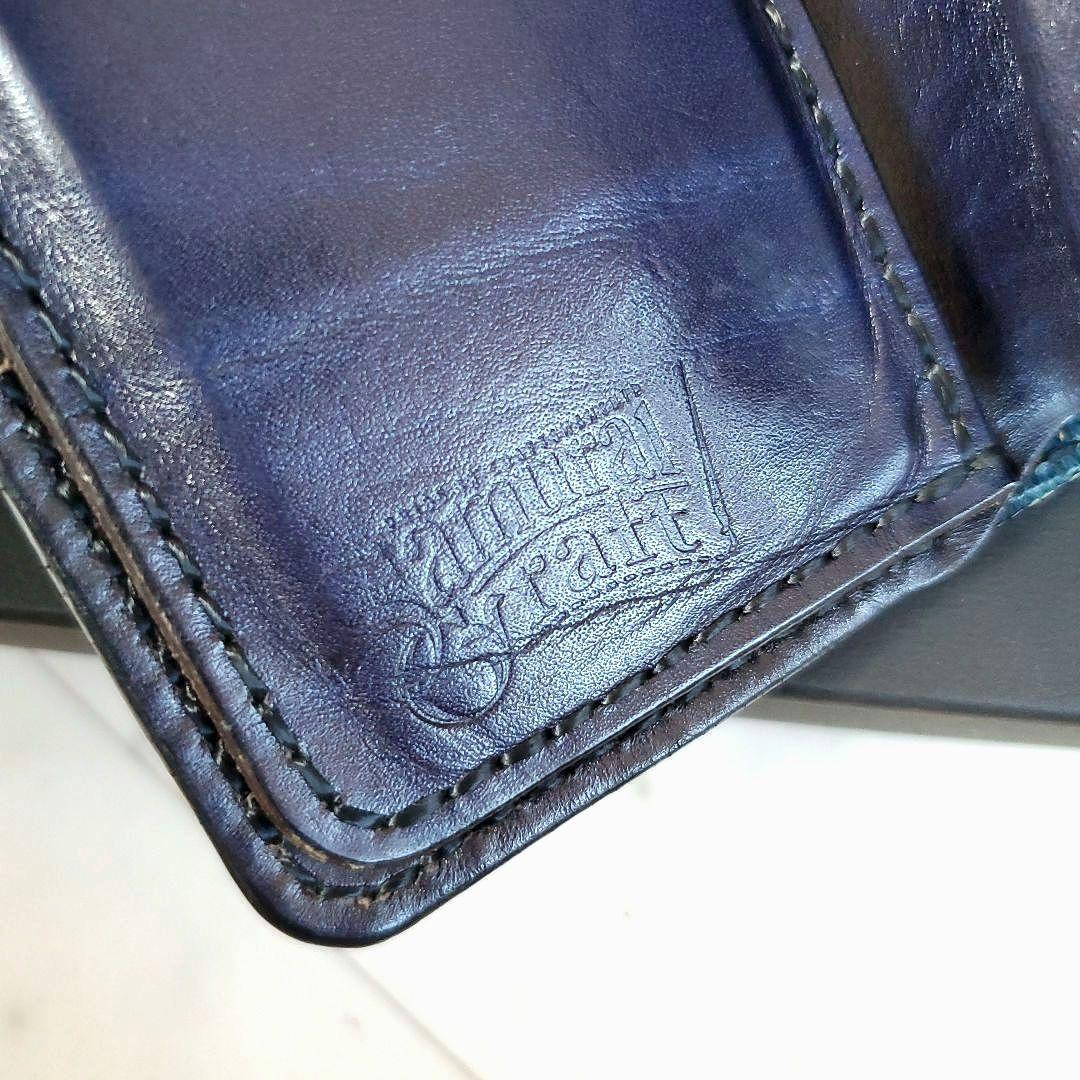 美品 サムライクラフト 折り財布 B-10 クロコダイル リザード ショルダー