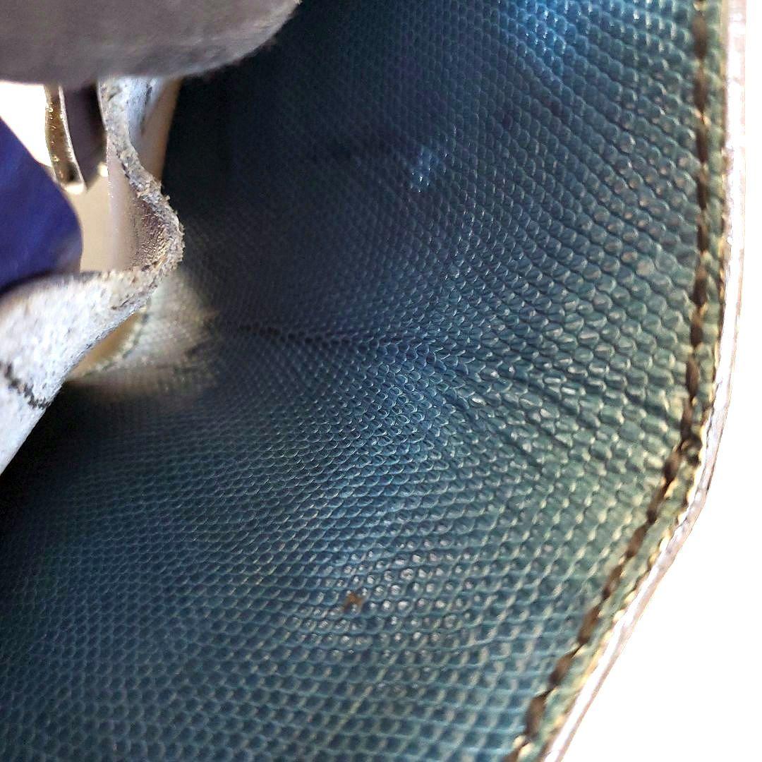 美品 サムライクラフト 折り財布 B-10 クロコダイル リザード ショルダー