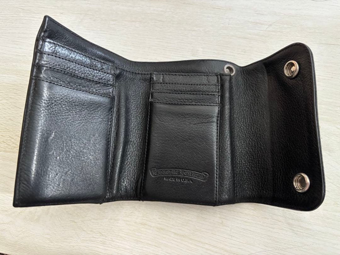 Chrome Hearts 二つ折り財布 wave mini wallet
