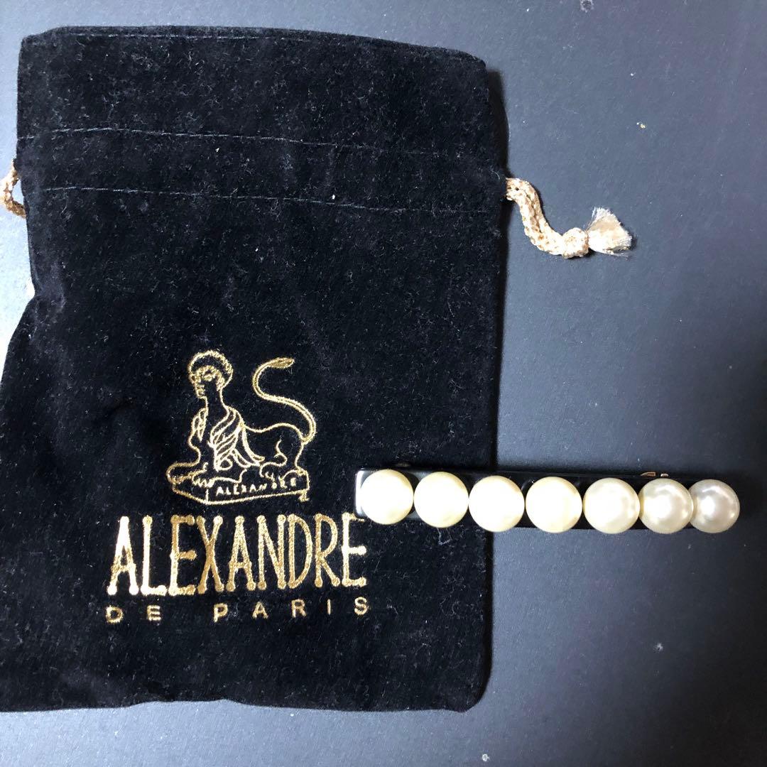 新品ALEXANDRE DE PARIS パールヘアバレッタ