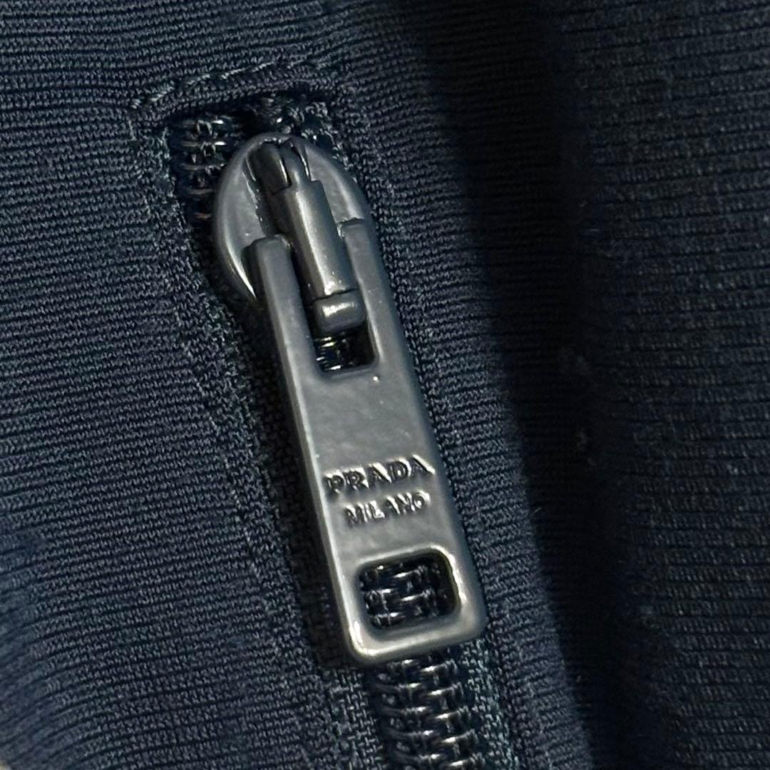 美品 PRADA セットアップ トラックジャケット ラバーロゴ サイドライン L
