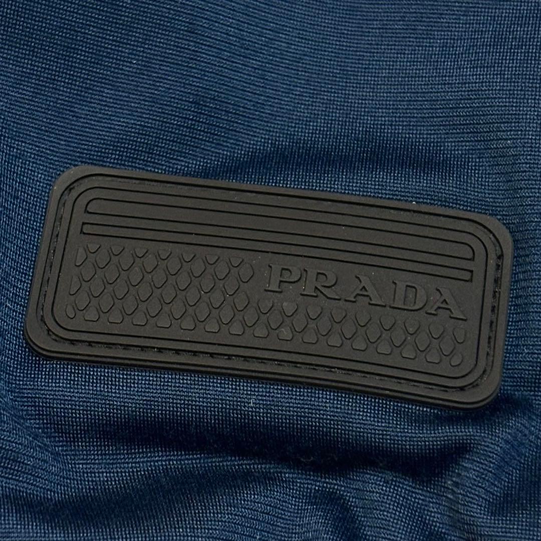 美品 PRADA セットアップ トラックジャケット ラバーロゴ サイドライン L
