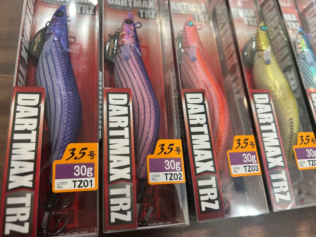 7本組 ダートマックス DARTMAX TRZ 3.5号 30g No.1〜7