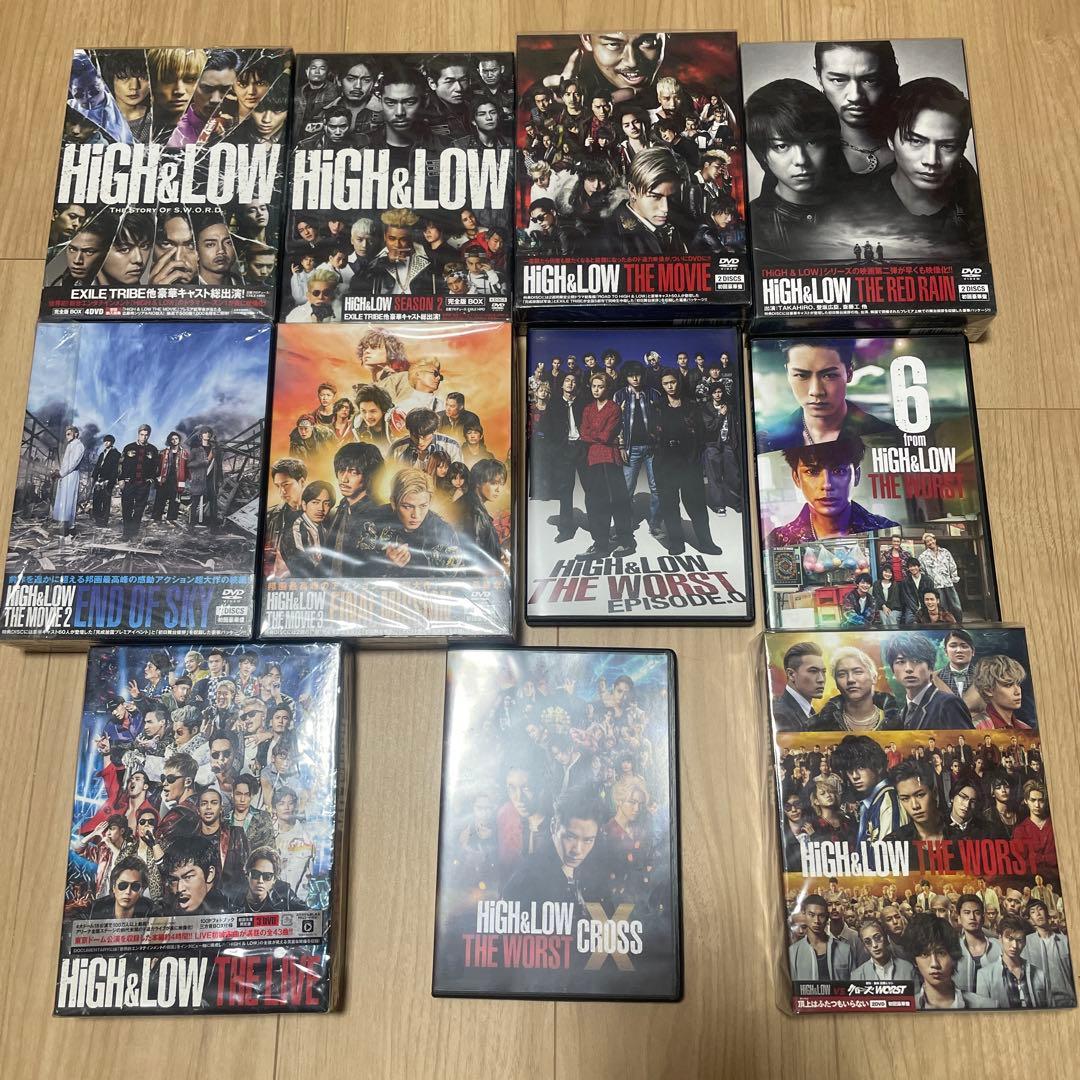 HiGH&LOW DVD まとめ売り
