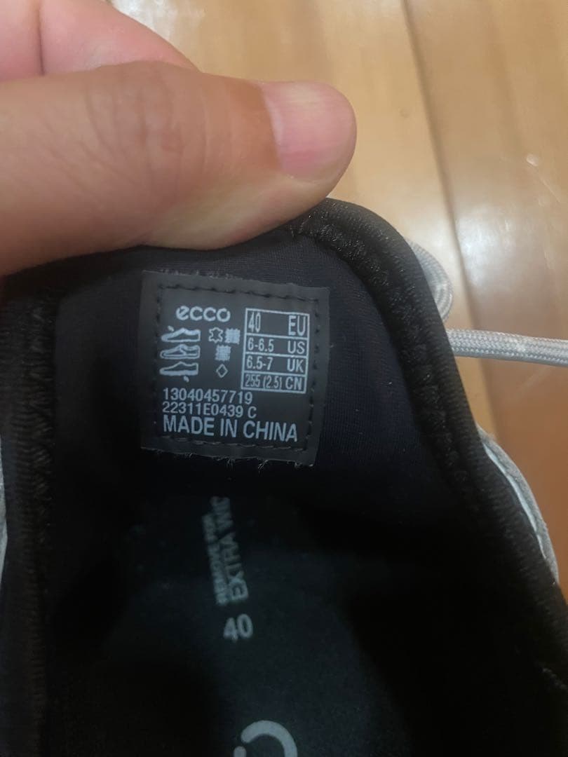 ECCO グレー ゴルフシューズ