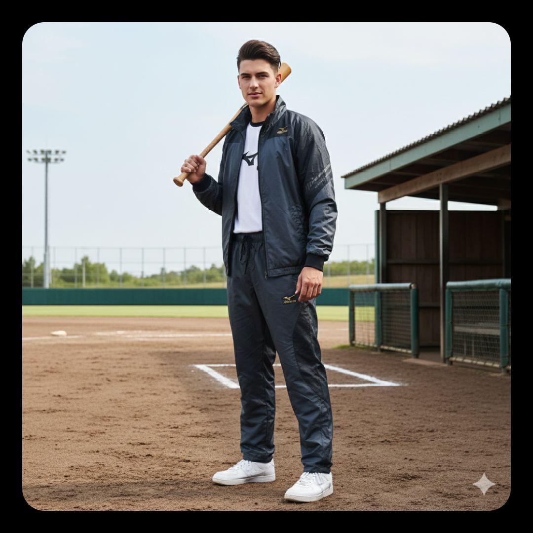 Mizuno Pro MAJOR QUALITY ブレスサーモ セットアップ M