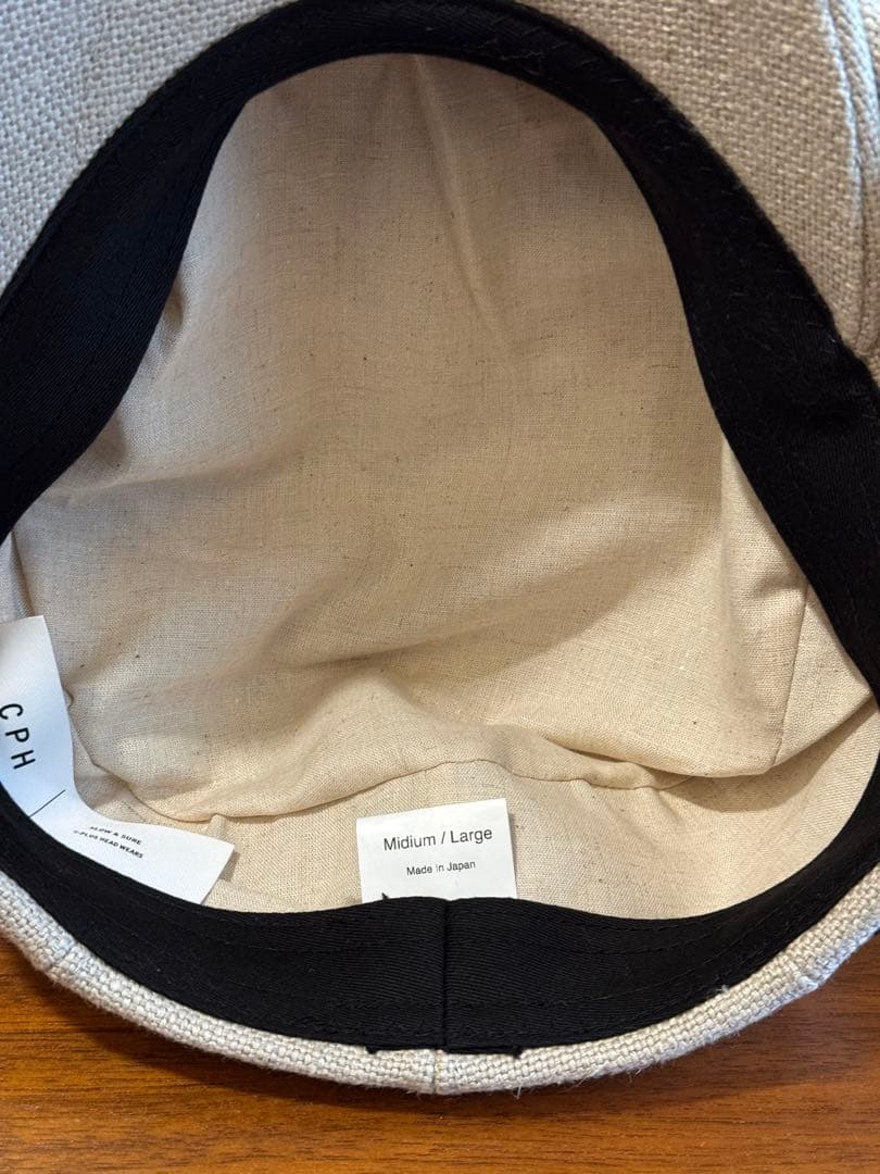 【超美品】CPH 575LC LINEN CANVAS CASQUETTE