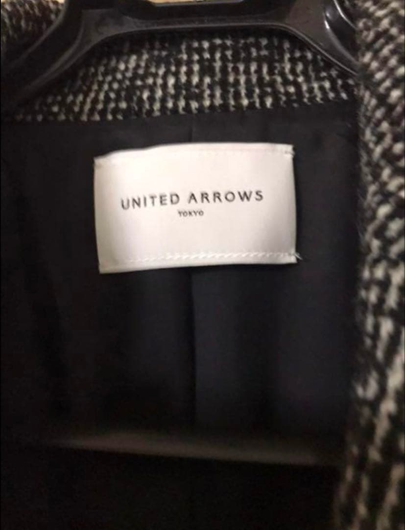 レディース ユナイテッドアローズ ツイード ダブル チェスター コート