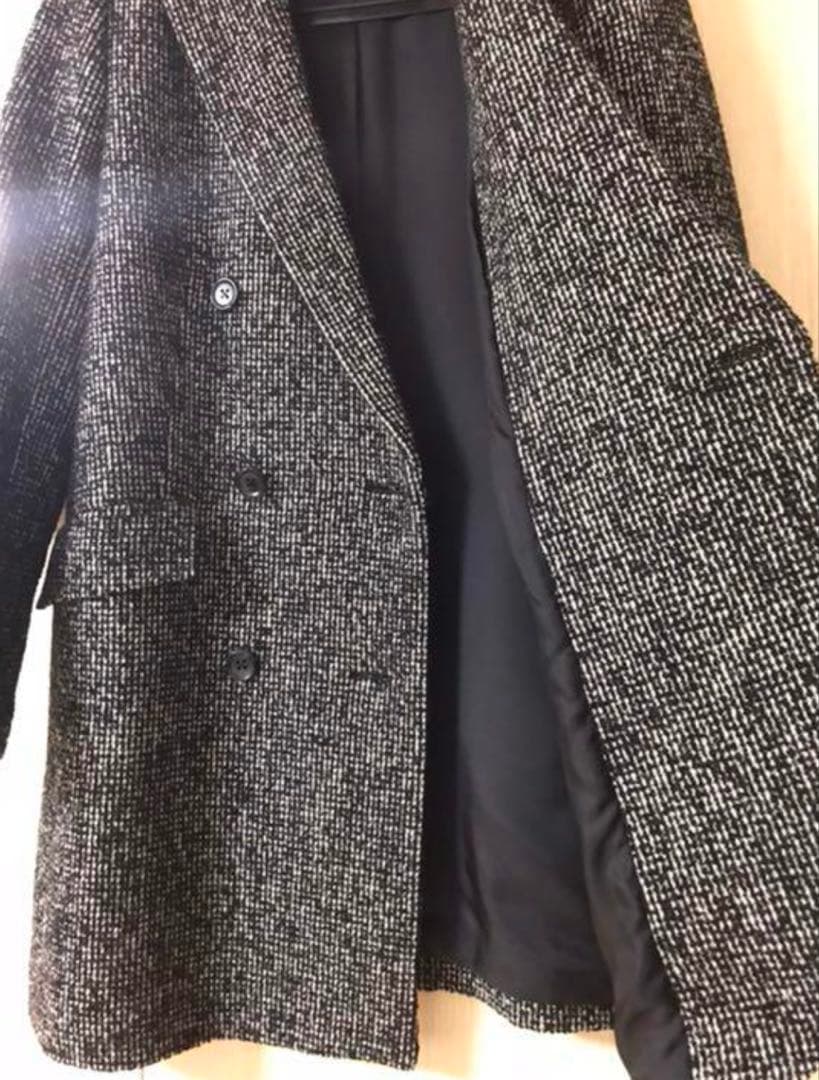 レディース ユナイテッドアローズ ツイード ダブル チェスター コート