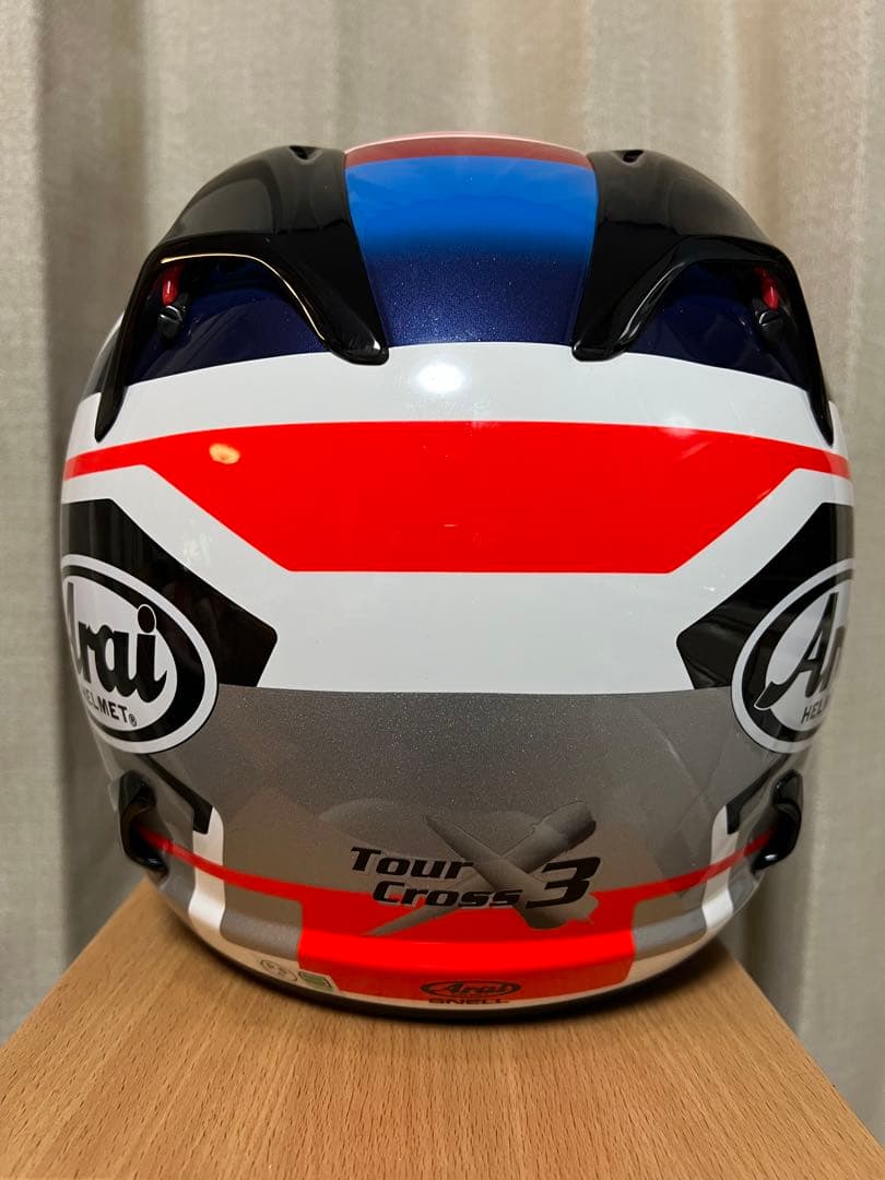Arai アライ　ツアークロス3 デパーチャーメタリック青 57.58cm 美品
