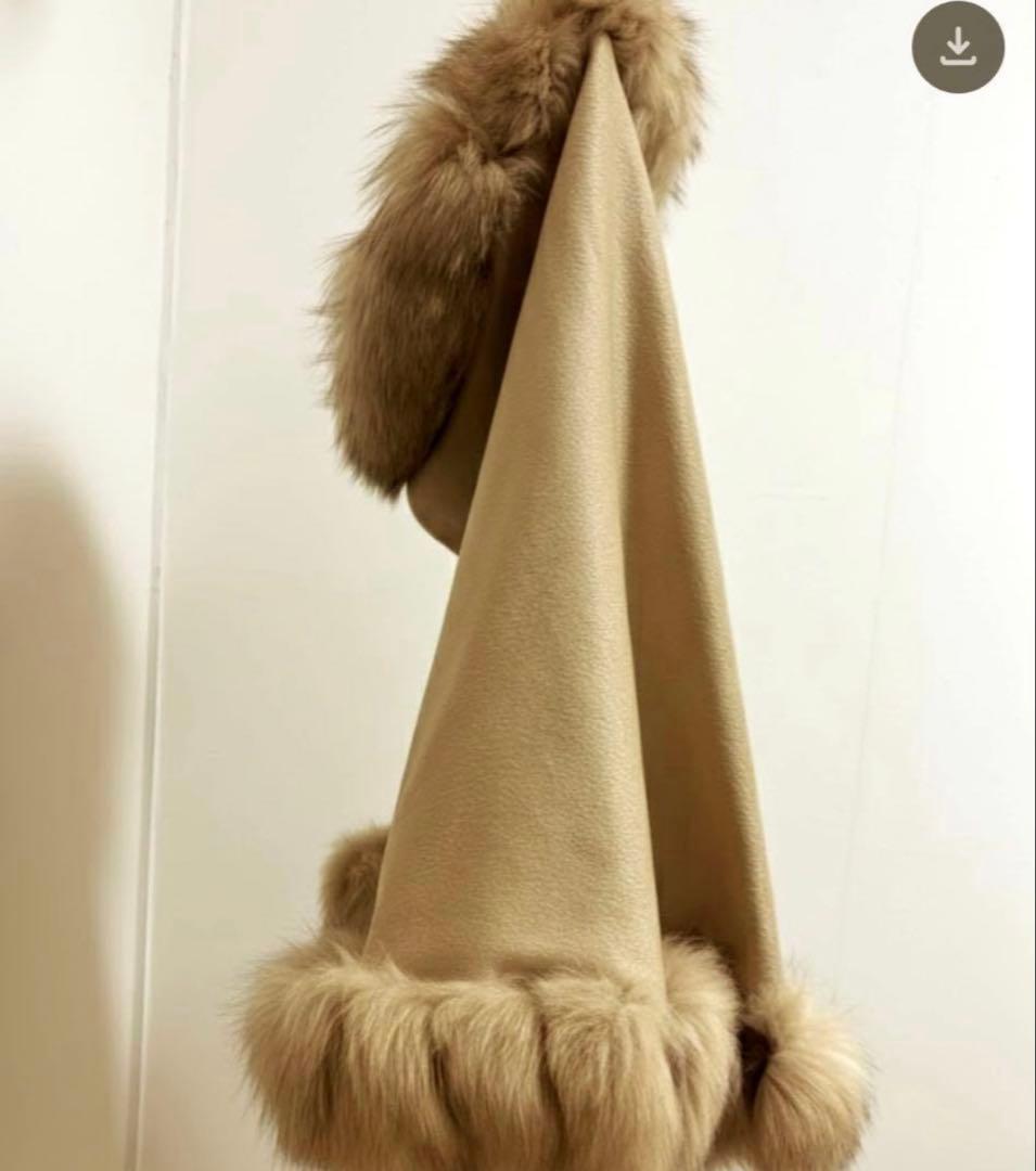 Xmasに！！SAGAフォックスファー M カシミア100% お値下げどうぞ〜