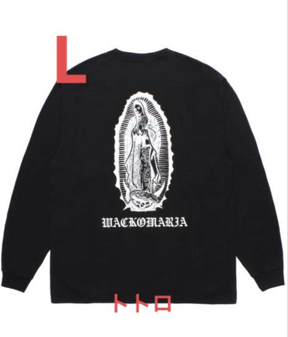 トップス wacko maria LONG SLEEVE T-SHIRT black L
