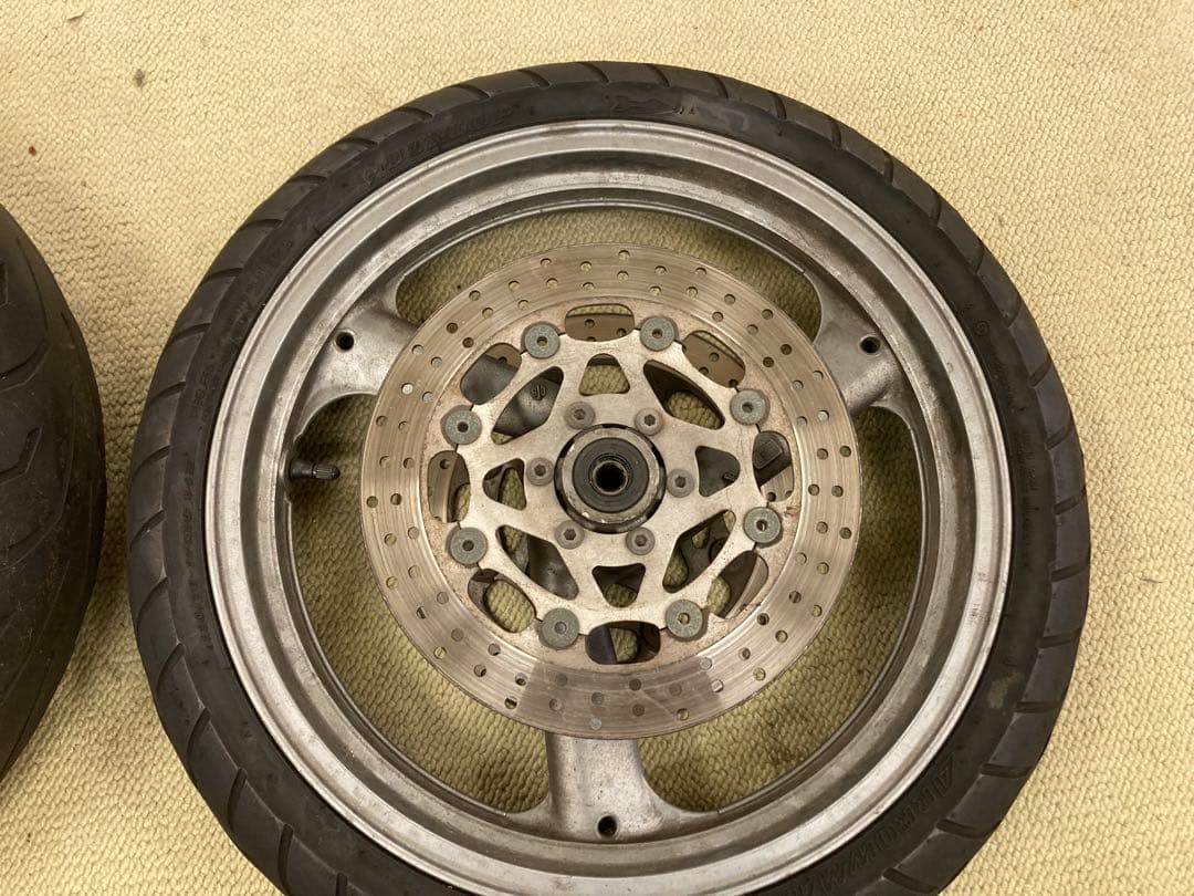 バイク　r1-z ホイールセット　ディスク付き